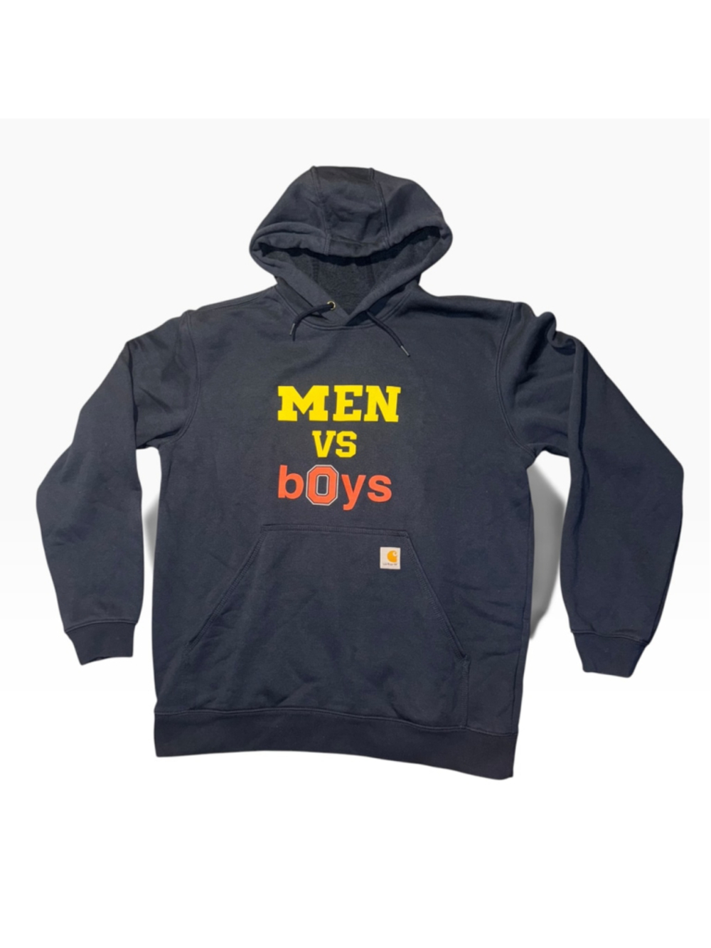 Carhartt Hoodie Michigan Vs Ohio State Sweatshirt Navy Size L